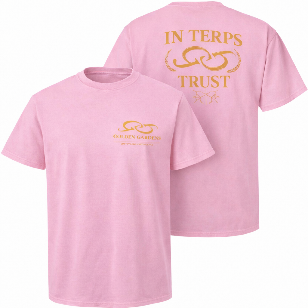 In Terps We Trust" T-Shirt | Premium Unisex Graphic Tee | Golden Gardens