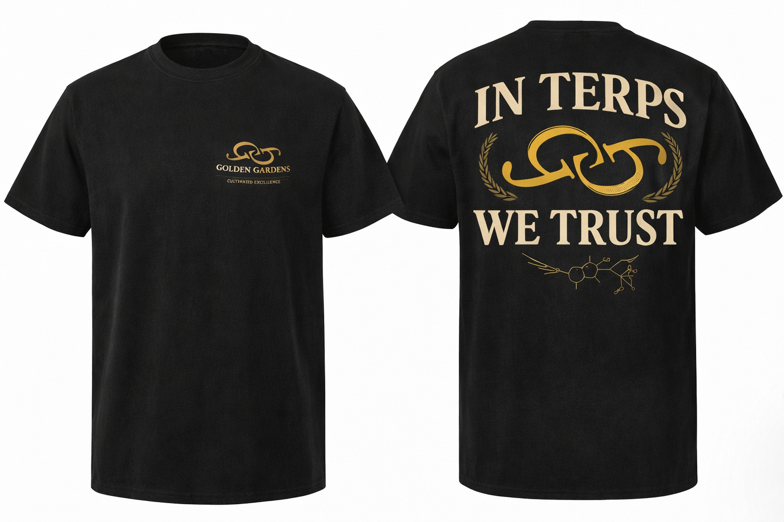 In Terps We Trust Golden Gardens T-shirt