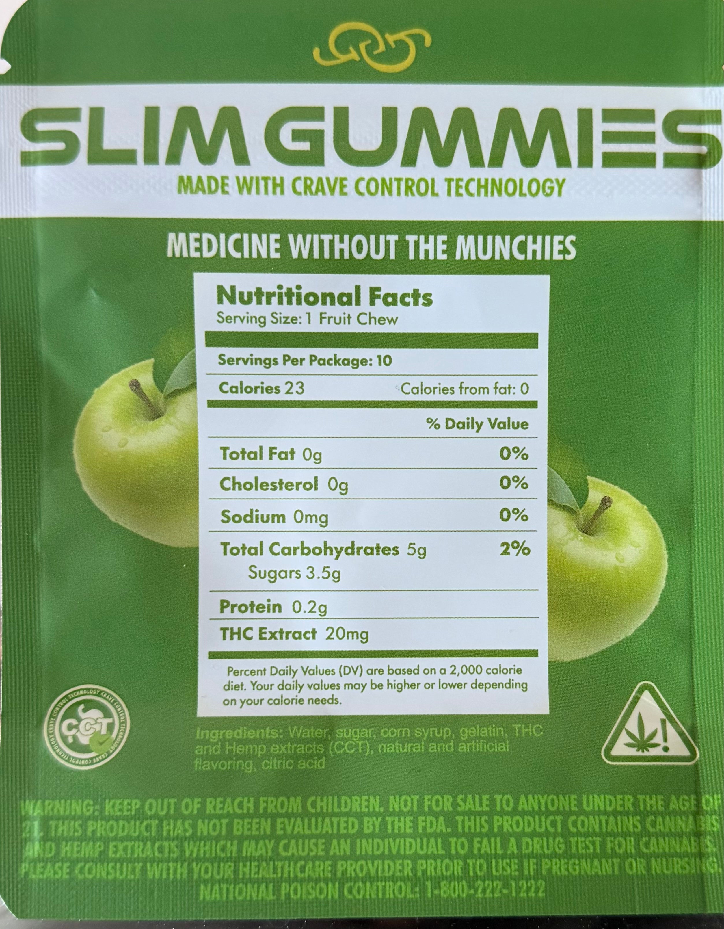 Sour_Apple_Slim_Gummies package back