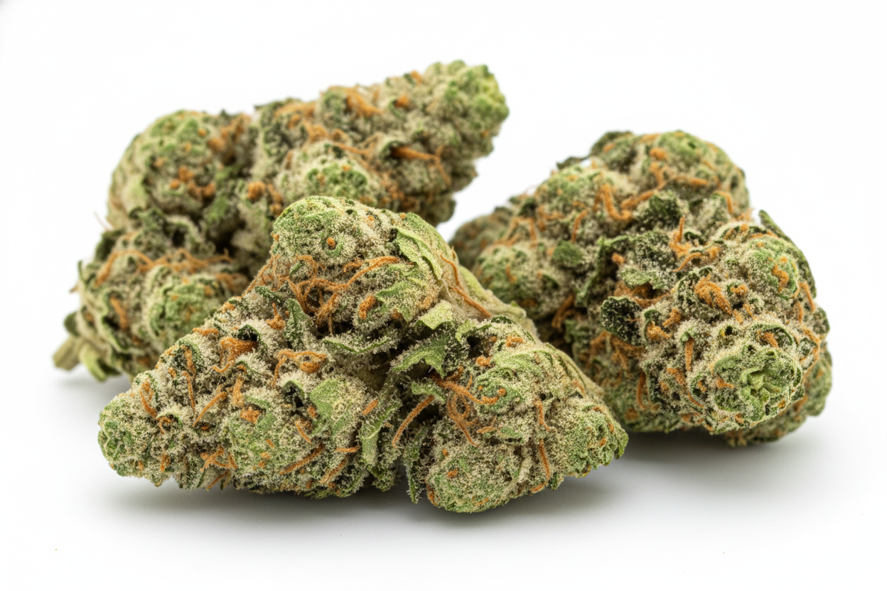 Pineapple express dried and cured flower