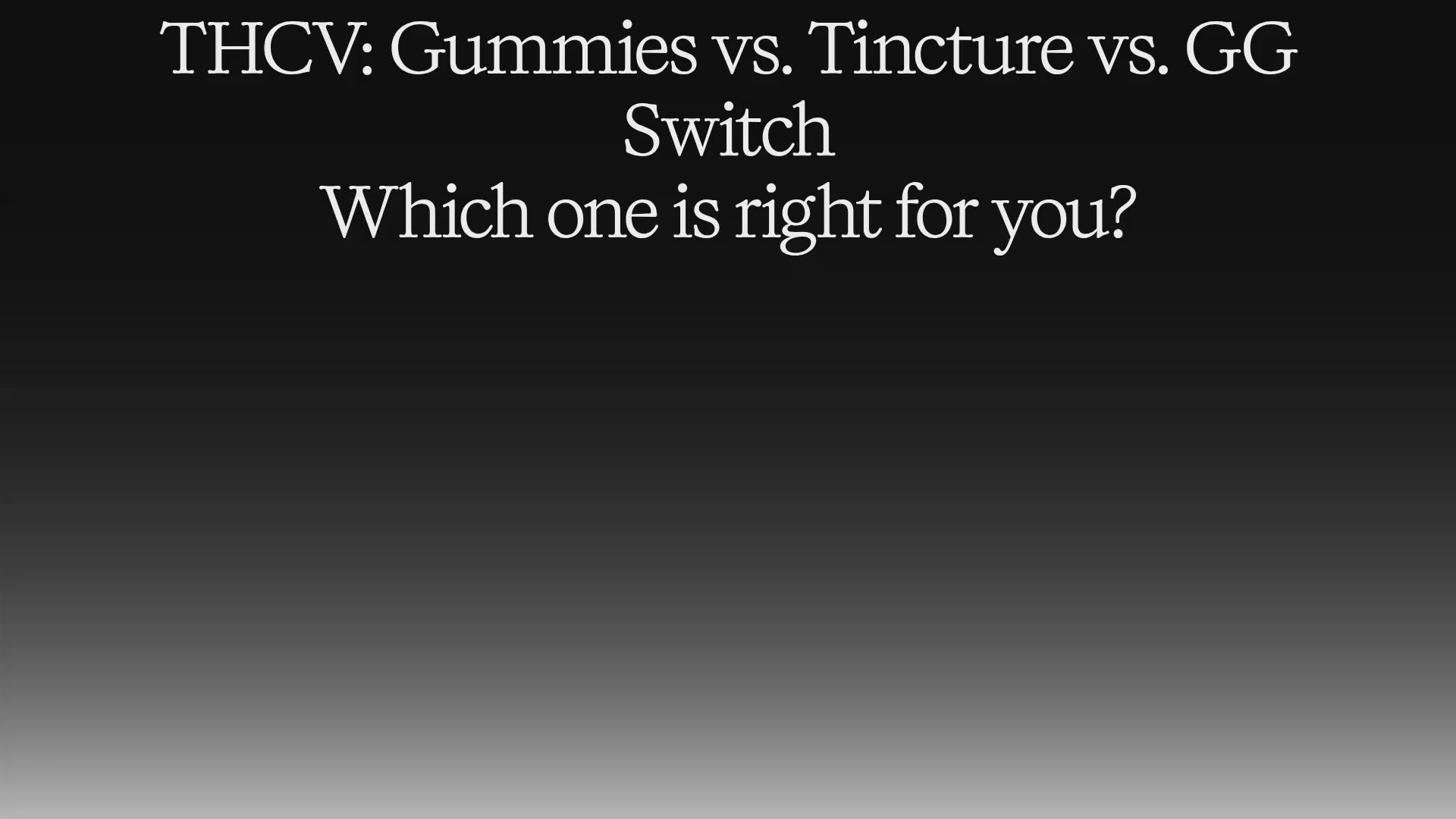 THC Gummies tinctures golden garden switch choosing the perfect product for for your needs
